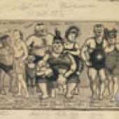 Gruß von Wannsee Kreidezeichnung
21,9 x 29,4 cm © Kunstsammlung, Archiv der Akademie der Künste, Berlin Foto: Roman März 