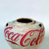 Ai Weiwei, Han Dynasty Urn with Coca-Cola Logo, 1994, urn from Western Han dynasty (206 BC - 24 AD) and paint, Photo: Studio Ai Weiwei, © Ai Weiwei. M Sigg Collection, Hong Kong. By donation.