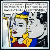 Yuri Albert, Ich bin nicht Roy Lichtenstein, 1990 © Yuri Albert