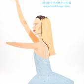 Alex Katz | Dancer 2 Cutout | GALERIE FRANK FLUEGEL