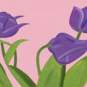 Alex Katz Flowers -Purple Tulips