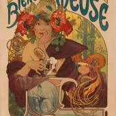 Alfons Mucha Bières de la Meuse, 1896/97 Farblithografie 154 x 105 cm Sprengel Museum Hannover