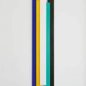 Alfonso Hüppi (1935) Holzrelief | 2009 | Holz, Acryl, Kasein | 223 x 48 x 4 cm Taxe: € 6.000 – 8.000