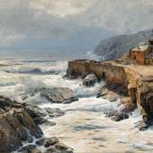  Alfred Zoff (Graz 1852–1927) Riviera, Brandung bei Boccadasse, 1889, signiert, datiert A. Zoff. Karlsruhe 1889, Öl auf Leinwand, 100 x 161 cm, erzielter Preis € 115.200; Rekordpreis für den Künstler Download highres