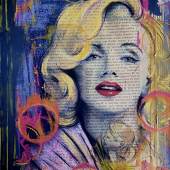 Ali Sedri, Oberkirch, aus der Serie Human Dreams, Marylin Monroe, 120 x5 90 cm, 2021 (Foto: Ali Sedri, Oberkirch)