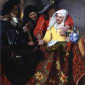 Jan Vermeer von Delft, Bei der Kupplerin, 1656, copyright: Gemäldegalerie Alte Meister, SKD