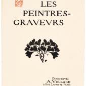 Ambroise Vollard  Title page from Les Peintres-Graveurs  (cf. Johnson pp. 127-155)