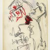 Amos Gitai, War Requiem 9, 1973. Graphit und Pastellkreide auf Papier. 70 x 51 cm (27,56 x 20,08 in)