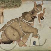 An elephant running amok, attributable to Chokha…5,000-20,000)