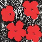 Andy Warhol (1928 – 1987) Flowers | 1964 | Synthetische Polymerfarben auf Leinwand | 36 x 36 cm Ergebnis: € 554.000