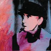 Andy Warhol (Pittsburgh 1928–1987 New York), Man Ray, 1974, Acryl und Siebdrucktinte auf Leinwand, 101 x 101 cm, erzielter Preis € 753.000