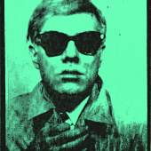 Andy Warhol, Self-Portrait, 1963-64 Acrylic and silkscreen ink on canvas Estimate: £5–7 million