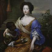 Louise de Kérouaille, Duchess of Portsmouth (mit Diener), 1682 Pierre Mignard © National Portrait Gallery, London