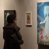 Verstärkt öffnet sich die „Art & Antik Messe Münster“ zeitgenössischen Künstlern. Aktuelle Kunst, die nicht nur jüngere Sammler begeistern soll, ist eines der Themen der geführten Rundgänge über die Messe. Foto: Peter Grewer