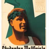 Franz Kralicek, Plakat „Studenten-Weltspiele, Wien 20.-27. August 1939“, 1939  Wien Museum Foto: Birgit und Peter Kainz © Wien Museum