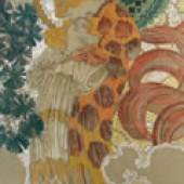 (Stampa, Graubünden 1877 - 1947 Zürich)
Die Musik. 1898. Pastell und Goldflitterpapier auf Papier. Unten links signiert: A. Giacometti.
230 x 152 cm. Schätzung: CHF 500 000.- /
800 000.-
