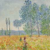 Claude Monet: Unter den Pappeln, 1887, Privatsammlung