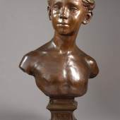 Univers Du Bronze Jean-Baptiste Carpeaux (1827 - 1875) Buste Du Prince Imperial   1865 Artist example given by the Empress Eugénie to the Secretary and Trustworthy man of Napoléon III