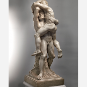 Riccardo Bacarelli (stand 154)    1 / 3  Tommaso Rues (Brunico 1636-1703 Venezia) Hercules and Antaeus 