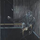 Francis Bacon, Schimpanse, 1955, Öl auf Leinwand, 152,5 cm x 117,2 cm, Staatsgalerie Stuttgart, © The Estate of Francis Bacon. All rights reserved/VG Bild-Kunst, Bonn 2015