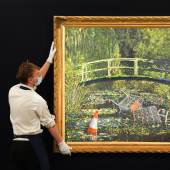 BANKSY’S CONTEMPORARY TAKE ON CLAUDE MONET’S MASTERPIECE