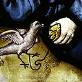  (Detail: Der jüngste Bruder Bernhards spielt mit einem Vogel), zw. 1505/1532, ehem. Kloster Altenberg, St. Mary the Virgin, Shrewsbury