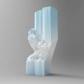 Plasticity, 3D printed sculpture by Niccolo Casas in Parley Ocean Plastic®