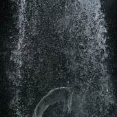 Bill Viola, Tristan’s Ascension (The Sound of a Mountain Under a Waterfall), 2005. Color High-Definition video projection. Performer: John Hay. © Kira Perov, courtesy of Bill Viola Studio