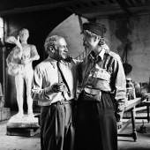 Lee Miller, Picasso and Lee Miller in his studio, Paris, 1944 © Lee Miller Archives England 2022