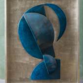 Giovanni Rindler, Blauer Kopf, 2017 Bronze, Alu, Unikat  54 x 44,5 x 10 cm (Foto: Seidenschwann)
