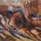 Umberto Boccioni Study for The City Rises, 1910. Gianni Mattioli Collection