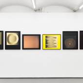 Verschiedene Fotolithografien auf Epoxydharz-Glasfaser-Gewebeplatte [FR4] „Yellow Darkroom“, Fotogalerie Wien, 2018