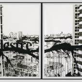 Desire, 2006. diptych. Black Tempera and collage on paper 200 x 300 cm. photo: Fredrik Nilsen. Collection: Museum of Modern Art, New York