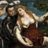 Paris Bordone (1500–1571) Allegorie (Mars, Venus, Victoria und Cupido), um 1560 Öl auf Leinwand, 109 x 176 cm Kunsthistorisches Museum Wien, Gemäldegalerie © KHM-Museumsverband