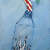 Derek Boshier First Toothpaste Painting  1962  Öl auf Leinwand 137,4 x 76,5 cm  © VG Bild-Kunst, Bonn 2016 