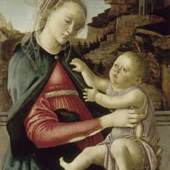 Sandro Botticelli (1444/45-1510)
Madonna Guidi
Holz, 73 x 40 cm
Paris, Louvre
Foto: Louvre
