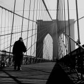 Fred Stein, Brooklyn Bridge Walkway, New York, 1944