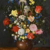 Jan Brueghel der Ältere Blumenstrauß in Tonvase verkauft um/sold for € 2,2 Mio.