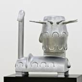       BRUNO GIRONCOLI     Ohne Titel (Fass)     1996 - 1998     aluminium casting     80 x 82 x 65 cm