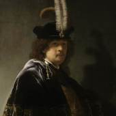 Rembrandt van Rijn (1606-1669) Zelfportret met gevederde baret, 1635 Doek, 91 x 72 cm Gesigneerd Rembrandt /f. 1635 National Trust, Buckland Abbey, Devon – The Samuel Collection