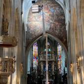  St. Nikolaus in Überlingen, Chorbogengemälde, restauratorische Vorlage * Foto: Karin & Raymond 