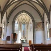 Innenraum der Spitalkirche in Nördlingen * Foto: Deutsche Stiftung Denkmalschutz/Mertesacker 
