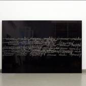 © Arnold Reinthaler/Bildrecht ›Immer wieder Österreich‹, 2008 – 2011 Gravur in schwarzen Granit, 120 x 80 x 3 cm