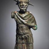 An Important Portrait Statuette Of Marcus Aurelius  H. 36.2 cm. Bronze.   Jean-David Cahn AG