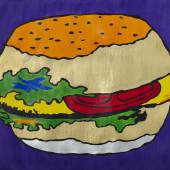 Cameron Platter, Burger, 2015, Pencil on paper, 100 x 160 cm