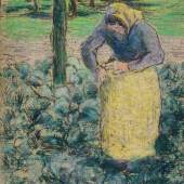 Camille Pissarro, Femme dans le potager, est. £15,000 – 20,000