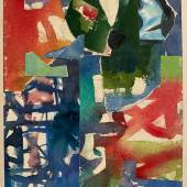 arl Holty (1900-1973) Collage #395 c. 1957 Gouache, Ink, and collage on paper 14 1/2 x 9 1/2 in. • 368 x 241 mm, aylor | Graham 