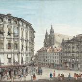 Carl Schütz | Der Stock im Eisen-Platz in Wien, 1779 | Albertina, Wien