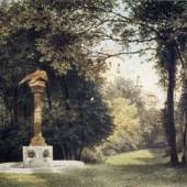 Adlersäule im Park Babelsberg Carl Graeb (?), um 1850 Aquarell Herkunft unbekannt, Foto: SPSG 