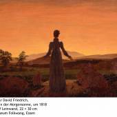 Caspar David Friedrich Frau in der Morgensonne